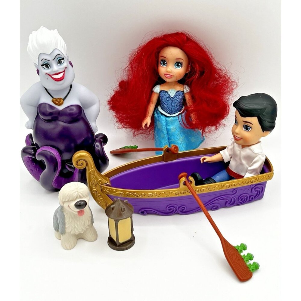 Disney The Little Mermaid Petite Play Set With Ariel & Eric, Jakks Pacific Lot‎
